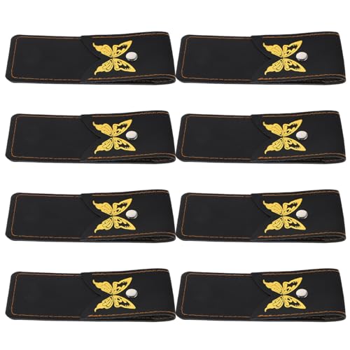 KONTONTY 8 Teiliges Etui Faltbar Tragbar Leder Mit Schnappverschluss Zubehör Für Outdoor Klettern Camping Radfahren Und Wandern Schwarz KONTONTY 8 Teiliges Etui Faltbar Tragbar Leder Mit Schnappverschluss Zubehör Für Outdoor Klettern Camping Radfahren Und Wandern Schwarz von KONTONTY