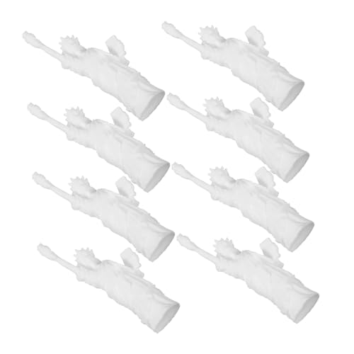 KONTONTY 8 Teiliges Freiheitsstatuen Sammlungsset Für Den Schreibtisch Mit Kleinen Kabinettminiaturen Damenfigur Sammlerstück Puppenhaus Göttin Dekoration Modell Harz Weiß von KONTONTY