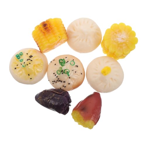 KONTONTY Hochsimulation Gefälschter Mais Gedämpftes Gefülltes Brötchen Requisite 8-teilig Miniatur-küchenspielset Für Kinder KONTONTY Hochsimulation Gefälschter Mais Gedämpftes Gefülltes Brötchen Requisite 8-teilig Miniatur-küchenspielset Für Kinder von KONTONTY