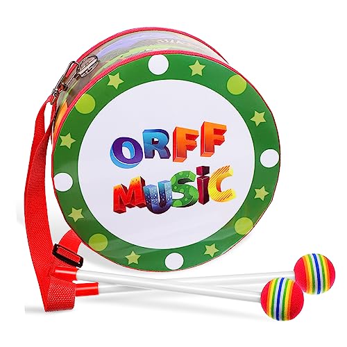 KONTONTY 8 Zoll Kleine Trommel -trommeln Schlagzeug Lernspielzeug Für Musikinstrumente Kindertrommel Und Stöcke Kindertrommel Mit Trommelstöcken Kleinkindtrommeln Und Trommelstöcke Holz KONTONTY 8 Zoll Kleine Trommel -trommeln Schlagzeug Lernspielzeug Für Musikinstrumente Kindertrommel Und Stöcke Kindertrommel Mit Trommelstöcken Kleinkindtrommeln Und Trommelstöcke Holz von KONTONTY
