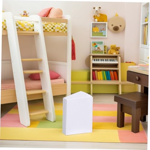 KONTONTY 80 Stück Teiliges Miniatur-bücher Realistischen Blättern zum Umblättern Leichte Langlebige Weiße Mini-bücher für Puppenhaus für Kreatives Rollenspiel DIY-Dekoration und von KONTONTY