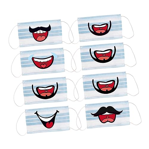 KONTONTY 8Packungen Lippenaufkleber Für Gesichtsmasken Dekorative Abziehbilder Selbstklebend Abnehmbar Für Glatte Oberflächen Pro Packung Zur Maskendekoration KONTONTY 8Packungen Lippenaufkleber Für Gesichtsmasken Dekorative Abziehbilder Selbstklebend Abnehmbar Für Glatte Oberflächen Pro Packung Zur Maskendekoration von KONTONTY