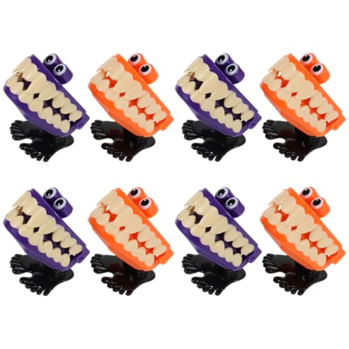 KONTONTY Halloween-aufziehspielzeug-Set 8-teilig Neuartiges Aufziehspielzeug Mit Rasselnden Zähnen Für Jungen Und Mädchen Erwachsene KONTONTY Halloween-aufziehspielzeug-Set 8-teilig Neuartiges Aufziehspielzeug Mit Rasselnden Zähnen Für Jungen Und Mädchen Erwachsene von KONTONTY
