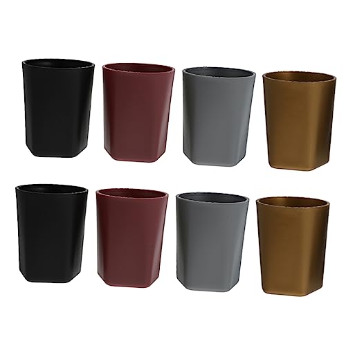 KONTONTY Würfelbecher 8-teiliges Set Für Ktv Bar Spiel Würfelhalter Tassen Praktisch von KONTONTY