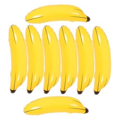 KONTONTY 8Stücke Große Aufblasbare Bananen Requisiten PVC Bananenspielzeug für Junggesellenabschiede Partydekoration Poolspielzeug Lustige Bananenballons für Feiern und Events KONTONTY 8Stücke Große Aufblasbare Bananen Requisiten PVC Bananenspielzeug für Junggesellenabschiede Partydekoration Poolspielzeug Lustige Bananenballons für Feiern und Events von KONTONTY