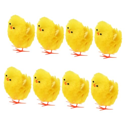 KONTONTY Ostern Küken Modell Plüsch Küken Schmuck Küken Form Ostern Mini Mädchen von KONTONTY