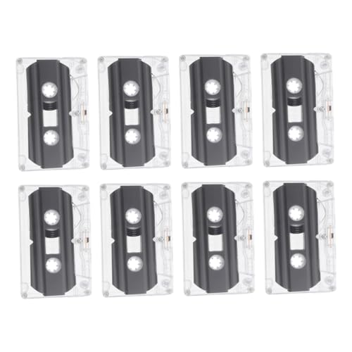 KONTONTY 8pcs Leere Musikkassette Mit Klarem Fall Für Die Audioaufnahme Für DIY -Retro -Party -nachrichten Transparent Hard Shell Für Das Unterrichten Und Sprachaufzeichnung KONTONTY 8pcs Leere Musikkassette Mit Klarem Fall Für Die Audioaufnahme Für DIY -Retro -Party -nachrichten Transparent Hard Shell Für Das Unterrichten Und Sprachaufzeichnung von KONTONTY