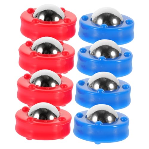 KONTONTY 8st Tisch-Shuffleboard Fußballspiel Spiele Mini-Curling-Spiel Tischplatte Mini-Shuffleboard-Pucks Mini-bowlingspiel Elektronik Sport Kartenspiel Dis Mini-fußball -bälle Plastik von KONTONTY