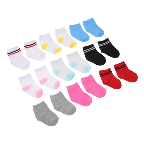 KONTONTY 9 Puppensocken für Mädchenpuppe Bunte Baumwollsocken Passgenau Vielseitig Kombinierbar Fördert Kreativität und Fantasie bei Kleinkindern für und Geburtstag KONTONTY 9 Puppensocken für Mädchenpuppe Bunte Baumwollsocken Passgenau Vielseitig Kombinierbar Fördert Kreativität und Fantasie bei Kleinkindern für und Geburtstag von KONTONTY