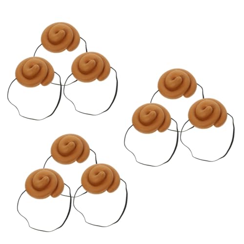 KONTONTY 9 Stk Kothut- neuartige Stirnbänder Cartoon-Fotografie-Requisiten Kappe fasching kopfbedeckung fasching kopfschmuck Kothut für Party festliche Kopfbedeckung PVC Brown KONTONTY 9 Stk Kothut- neuartige Stirnbänder Cartoon-Fotografie-Requisiten Kappe fasching kopfbedeckung fasching kopfschmuck Kothut für Party festliche Kopfbedeckung PVC Brown von KONTONTY