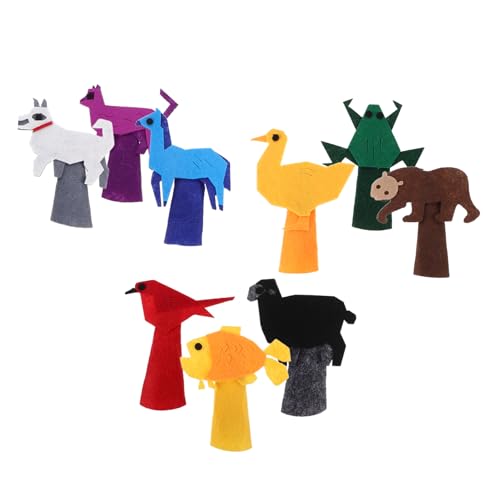 KONTONTY 9 Stück Cartoon Animal Puppet Familie Fingerpuppen Geschichtenerzählende Fingerpuppen Puppen Zum Geschichtenerzählen Fingerpuppen Tiere Fingerpuppen Ausgestopft Filzpuppen Gefühlt KONTONTY 9 Stück Cartoon Animal Puppet Familie Fingerpuppen Geschichtenerzählende Fingerpuppen Puppen Zum Geschichtenerzählen Fingerpuppen Tiere Fingerpuppen Ausgestopft Filzpuppen Gefühlt von KONTONTY