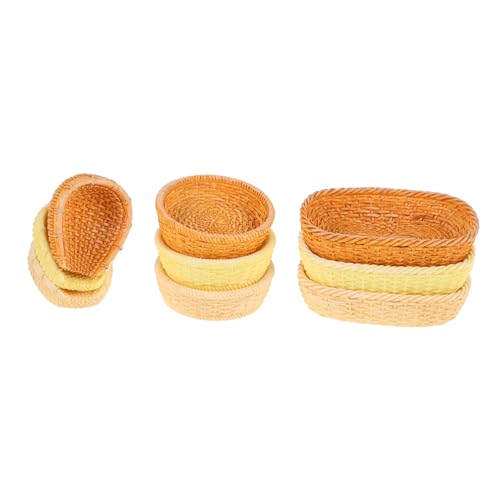 KONTONTY 9 Stück Mikro Landschafts Brotkörbe Aus Weide Puppenhaus Lebensmittel Kleine Körbe Weidenkörbe Kleine Mini Körbe 112 Puppenhaus Möbelzubehör Geflochtener Korb KONTONTY 9 Stück Mikro Landschafts Brotkörbe Aus Weide Puppenhaus Lebensmittel Kleine Körbe Weidenkörbe Kleine Mini Körbe 112 Puppenhaus Möbelzubehör Geflochtener Korb von KONTONTY