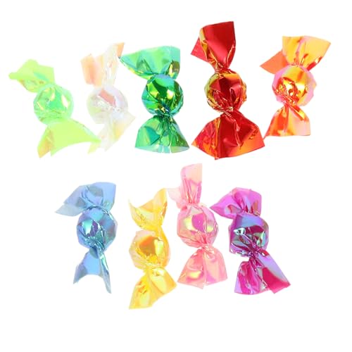 KONTONTY 9cps Miniatur-süßigkeiten-Dekoration Harz Lollipop Flatback Falsche Süßigkeiten-Charms Für Kinder Rollenspiel Kochen Spiel DIY Party Puppenhaus-zubehör von KONTONTY
