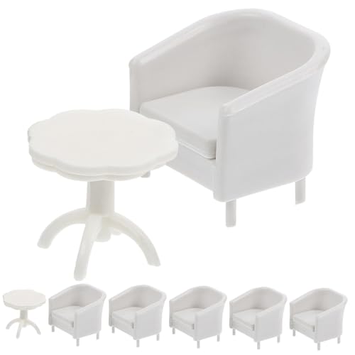KONTONTY 9 Teiliges Miniaturmöbel Set Plastische Tisch Und Stuhlmodelle Für Puppenhäuser Dekorative öbel Modelle Ideal Für Architektur Und Sandbox Projekte KONTONTY 9 Teiliges Miniaturmöbel Set Plastische Tisch Und Stuhlmodelle Für Puppenhäuser Dekorative öbel Modelle Ideal Für Architektur Und Sandbox Projekte von KONTONTY