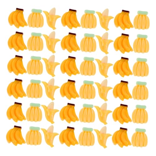 KONTONTY 90 Stück Maßstab Realistische Resin Frucht Skulptur für Puppenhaus Küche Deko Langlebige Mini Bananen Figuren für Puppenhaus und Mini Essensspielzeug KONTONTY 90 Stück Maßstab Realistische Resin Frucht Skulptur für Puppenhaus Küche Deko Langlebige Mini Bananen Figuren für Puppenhaus und Mini Essensspielzeug von KONTONTY