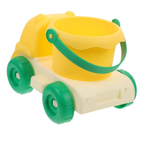 KONTONTY ATV - puppenwagen sandspielzeug Beach car Strandspielzeug mit Eimer Strandkiste -Strandwagen Eimer Kleiner Sandauto-Eimer weiches Gummi von KONTONTY