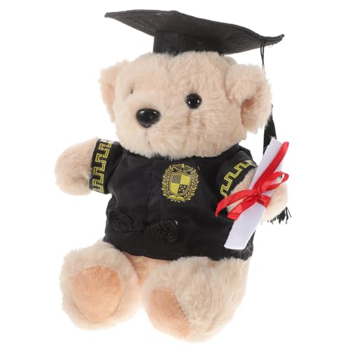 KONTONTY Abschluss Plüschbär mit Doktorhut Große Bärenpuppe Süßes Kinderpuppenspielzeug für Abschlussfeiern zur Graduierung Dekoration von Feiern KONTONTY Abschluss Plüschbär mit Doktorhut Große Bärenpuppe Süßes Kinderpuppenspielzeug für Abschlussfeiern zur Graduierung Dekoration von Feiern von KONTONTY