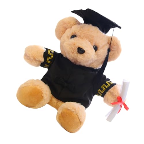 KONTONTY Plüschbär Zum Schulabschluss Stoffpuppe Spielzeug Kuscheltier Für Absolventen Geschenkidea KONTONTY Plüschbär Zum Schulabschluss Stoffpuppe Spielzeug Kuscheltier Für Absolventen Geschenkidea von KONTONTY