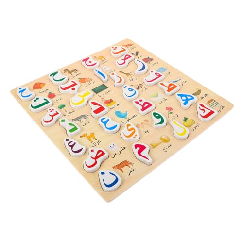 KONTONTY Alphabet Basteln Kleinkind Alphabet-Puzzle Für Alphabet-rätsel Hölzern KONTONTY Alphabet Basteln Kleinkind Alphabet-Puzzle Für Alphabet-rätsel Hölzern von KONTONTY