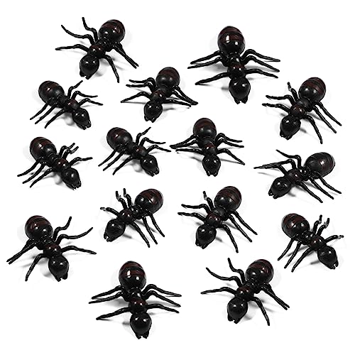 KONTONTY Ameisenvolk Halloween Aprilscherz Spielzeug 100 STK Ameisenfiguren Black von KONTONTY