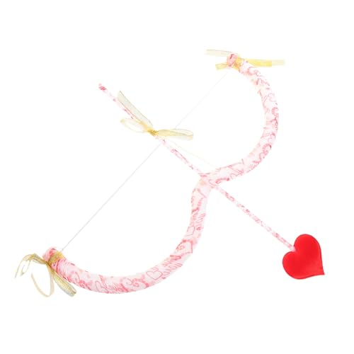 KONTONTY Amor Kostüm Mädchen Halloween Kostüme Für Frauen Amor Bogen Set Herz Form Zubehör KONTONTY Amor Kostüm Mädchen Halloween Kostüme Für Frauen Amor Bogen Set Herz Form Zubehör von KONTONTY
