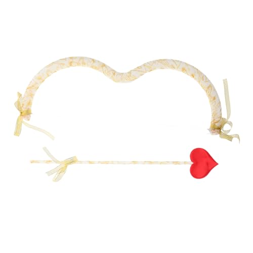 KONTONTY Amor-Set Zum Valentinstag Kostüm Für Erwachsene Herzförmiger Für Frauen Für Halloween-Partys Und Bühnenshows KONTONTY Amor-Set Zum Valentinstag Kostüm Für Erwachsene Herzförmiger Für Frauen Für Halloween-Partys Und Bühnenshows von KONTONTY