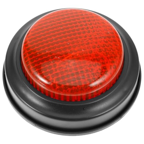 KONTONTY Antwortknopf Summer Für Quizspiele Kinderspiel Gaming Spiel Für Antwort Summer Summer Früherziehungs Summer Interaktives Buzzer Spiel Buzzer Kunststoff Rot von KONTONTY