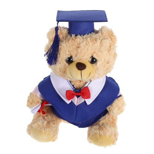 KONTONTY Arztanzugbär Puppe Plüsch-Grad-bär Abschlussspielzeug Abschlussbär Puppe Abschlussbären Ausgestopftes Bären-plüschtier Stofftierbärenpuppen Plüschpuppen Tragen Pp Baumwolle Blau KONTONTY Arztanzugbär Puppe Plüsch-Grad-bär Abschlussspielzeug Abschlussbär Puppe Abschlussbären Ausgestopftes Bären-plüschtier Stofftierbärenpuppen Plüschpuppen Tragen Pp Baumwolle Blau von KONTONTY