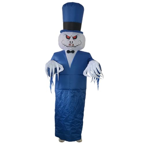 KONTONTY Aufblasbare Geisterkostüme Halloween Geisterkleidung Aufblasbares Kostüm Für Erwachsene Make Up Kleidung Halloween Kostüme Für Erwachsene Aufblasbarer Riesenanzug von KONTONTY