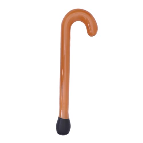 KONTONTY Aufblasbarer Spazierstock Gehhilfe PVC Halloween Party Kostüm Cosplay Zubehör Lustiges für Familie und Freunde von KONTONTY