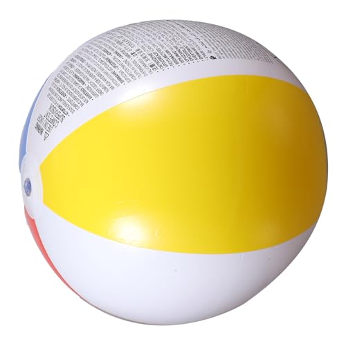 KONTONTY Aufblasbarer Strandball für Innen und Außen Buntes für Strandpartys und Wasserspaß Aufgeblasen aus Langlebigem von KONTONTY