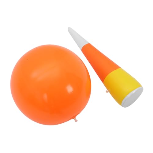 KONTONTY Aufblasbares Bowling-Set für Pins und Ball Vielseitig für Indoor und Outdoor für Garten Schule Party und Fördert Dynamische Spielentwicklung von KONTONTY
