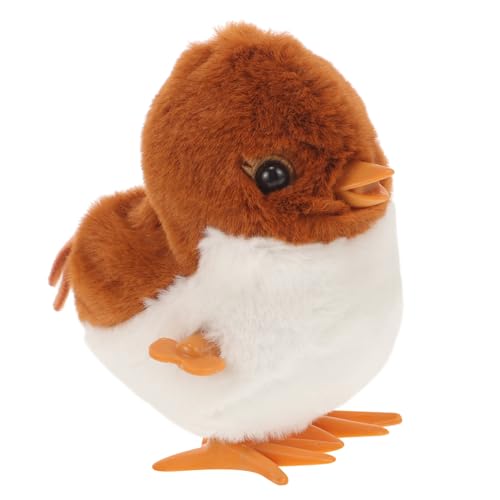 KONTONTY Aufziehbarer Sprungvogel Tier für Interaktive Lernspielzeug mit Bunten Farben und Weichem Material Fördert Hand Augen Koordination und Bewegungsspiel für Ostern und Weihnachten von KONTONTY