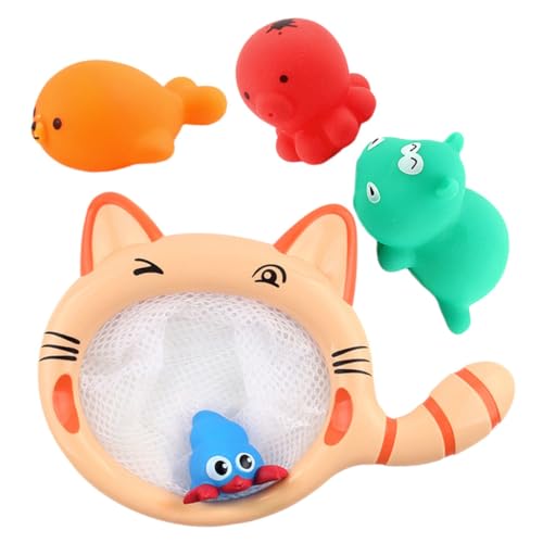 KONTONTY Pool Spielzeug Kinder Badespielzeug Set Mit Cartoon Tieren 1 Set Angelspielzeug Für Duschspielzeug Mit Netz Für Wasserspaß Und Kreatives Der Badewanne Spielzeug Wasser Kinder KONTONTY Pool Spielzeug Kinder Badespielzeug Set Mit Cartoon Tieren 1 Set Angelspielzeug Für Duschspielzeug Mit Netz Für Wasserspaß Und Kreatives Der Badewanne Spielzeug Wasser Kinder von KONTONTY