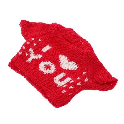 KONTONTY Bärenpuppenkostüm Pullover mit Tierfüllung Stofftierkleidung Babypuppenkleidung Stofftiere Zubehör hässliche Ornamente Puppen-Outfits Pullover-Weihnachtsschmuck Garn rot KONTONTY Bärenpuppenkostüm Pullover mit Tierfüllung Stofftierkleidung Babypuppenkleidung Stofftiere Zubehör hässliche Ornamente Puppen-Outfits Pullover-Weihnachtsschmuck Garn rot von KONTONTY
