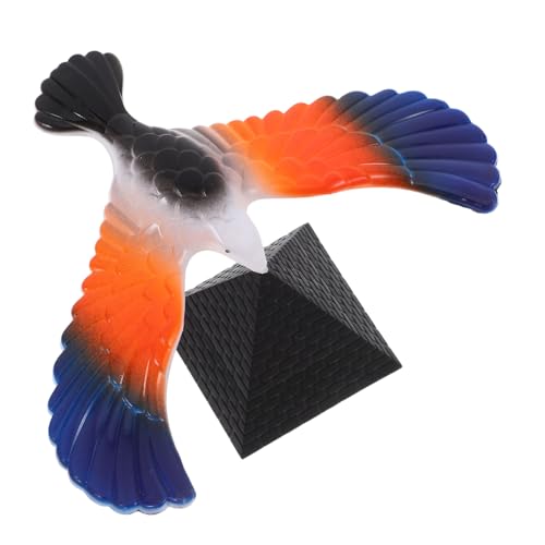 KONTONTY Balancierender Vogel mit Pyramidenständer Nostalgisches Deko Element für Zuhause und Büro Schwebender Adler Figur für Kreative Lernspiele und Familientreffen KONTONTY Balancierender Vogel mit Pyramidenständer Nostalgisches Deko Element für Zuhause und Büro Schwebender Adler Figur für Kreative Lernspiele und Familientreffen von KONTONTY