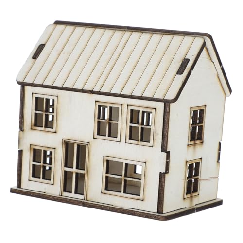 KONTONTY Bausatz für Bastelprojekte Unfertiges Modell für Dekoration für Kreative Szenen Realistische Details Beige von KONTONTY