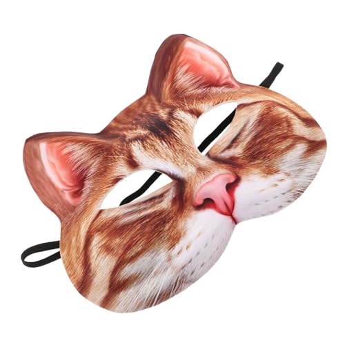 KONTONTY Bequeme Halbe Tiermaske für Cosplay Vielseitiges Party Zubehör für Maskenbälle und Verkleidungs Events Leicht und Wiederverwendbar KONTONTY Bequeme Halbe Tiermaske für Cosplay Vielseitiges Party Zubehör für Maskenbälle und Verkleidungs Events Leicht und Wiederverwendbar von KONTONTY
