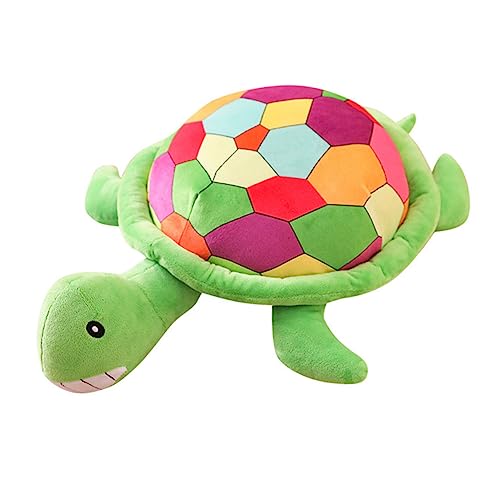 KONTONTY Big Turtle Puppe Wohnkultur gemütliches Dekokissen gefüllte Puppe Cartoon -Kissen Kreative Puppe Geburtstagsgeschenk Flauschiges Kuscheltier Plüsch KONTONTY Big Turtle Puppe Wohnkultur gemütliches Dekokissen gefüllte Puppe Cartoon -Kissen Kreative Puppe Geburtstagsgeschenk Flauschiges Kuscheltier Plüsch von KONTONTY