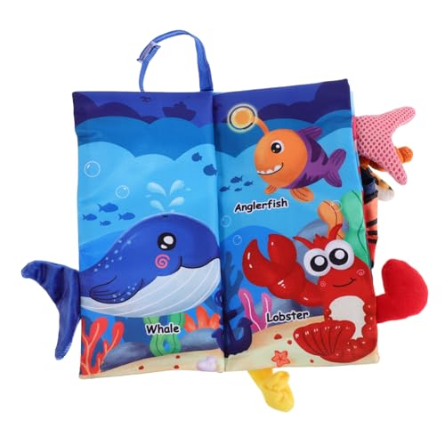 KONTONTY Bilderbuch zur Früherziehung weiches babybuch Bücher für kleine Jungen Säuglingsbuch Knisterbücher für Kleinkinder Bücher aus Stoff Crinkle-Bücher Knisterbücher für Babys Polyester KONTONTY Bilderbuch zur Früherziehung weiches babybuch Bücher für kleine Jungen Säuglingsbuch Knisterbücher für Kleinkinder Bücher aus Stoff Crinkle-Bücher Knisterbücher für Babys Polyester von KONTONTY