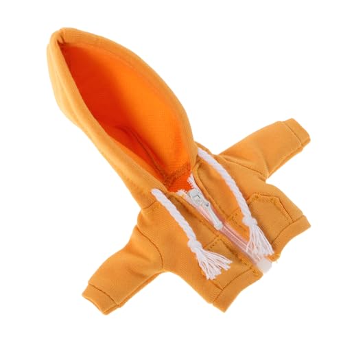 KONTONTY Puppenkleidung Puppen-Outfits Im Maßstab 1/12 Sammler-Kapuzenpullover Für Puppen Zum Anziehen Gelb von KONTONTY