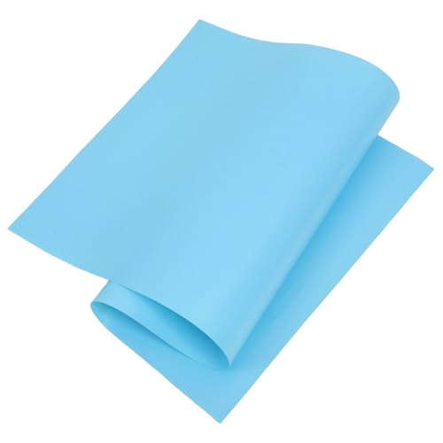 KONTONTY Blatt Papier Mit Wassermuster Texturaufkleber Für Den See Stream -Muster Diorama Sandtisch Hellblau Miniaturentwicklung Szenenpuppen Miniaturstrommuster Plastik Sky-Blue von KONTONTY