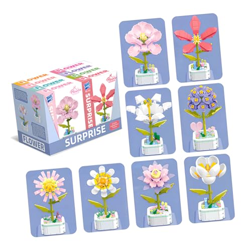KONTONTY Blumen Bausatz Kreatives Blumenbauen mit Bausteinen für Langlebig und Sicher Fördert die Feinmotorik und Kreative KONTONTY Blumen Bausatz Kreatives Blumenbauen mit Bausteinen für Langlebig und Sicher Fördert die Feinmotorik und Kreative von KONTONTY