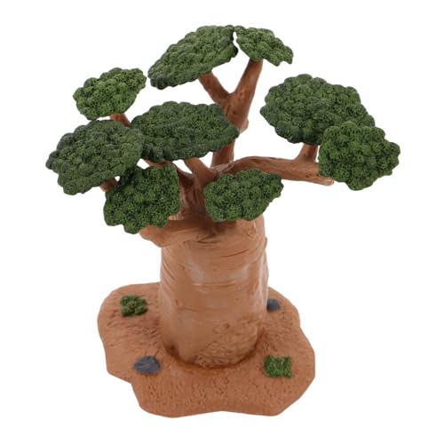 KONTONTY Brotbaummodell Mini-Modellbäume Miniaturbäume für Modelle Baum künstlich Miniaturbaum Modelleisenbahnbäume Plastikbäume Sandtischmodellmaterialien Kleine Bäume Spielzeugbaum PVC von KONTONTY