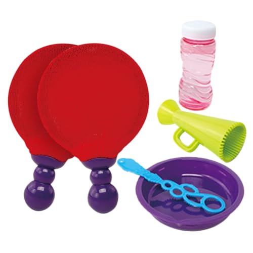 KONTONTY Bubble Racket Set für Kleinkinder Stabiles Kunststoffspielzeug mit Bunten Seifenblasen Leichtes Outdoor und Indoor für Eltern Junge Mädchen Interaktion Teiliges Set KONTONTY Bubble Racket Set für Kleinkinder Stabiles Kunststoffspielzeug mit Bunten Seifenblasen Leichtes Outdoor und Indoor für Eltern Junge Mädchen Interaktion Teiliges Set von KONTONTY