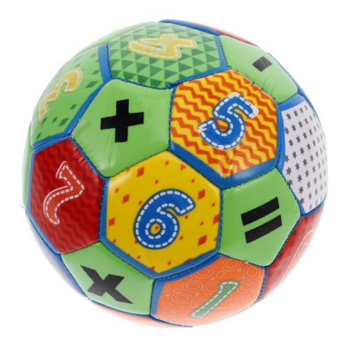 KONTONTY Bunter Fußball für Kleinkinder Aufblasbarer Sicherer Ball mit Zahlen für Drinnen und Draußen für Sport und Spiel Fördert die Motorischen Fähigkeiten von Kindern KONTONTY Bunter Fußball für Kleinkinder Aufblasbarer Sicherer Ball mit Zahlen für Drinnen und Draußen für Sport und Spiel Fördert die Motorischen Fähigkeiten von Kindern von KONTONTY