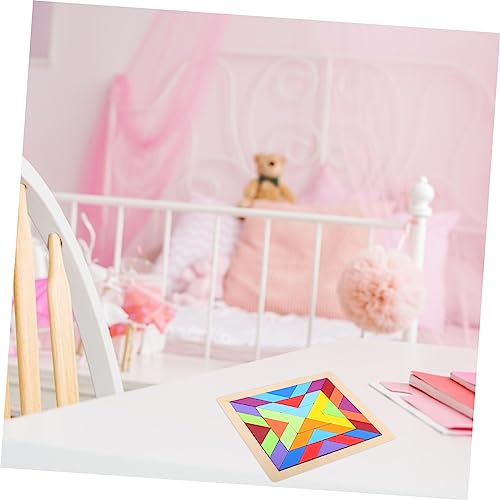 KONTONTY Buntes Holzbaustein für Montessori Regenbogen Formenpuzzle Pädagogisches Lernspielzeug zur Frühkindlichen Sicherer Naturholz Fördert Auge Hand Koordination und Kreativität KONTONTY Buntes Holzbaustein für Montessori Regenbogen Formenpuzzle Pädagogisches Lernspielzeug zur Frühkindlichen Sicherer Naturholz Fördert Auge Hand Koordination und Kreativität von KONTONTY