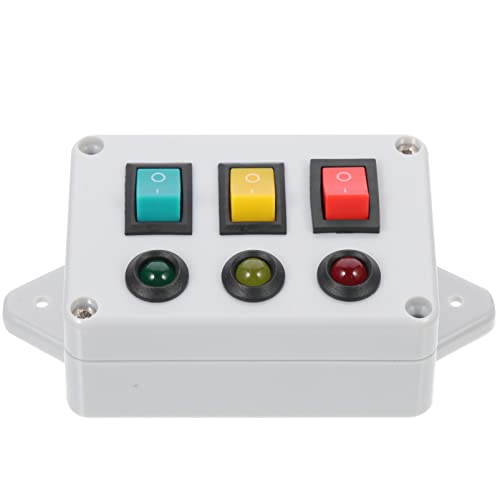 KONTONTY Busy-Board-Zubehör lichtschalter Farbige Lichter Simulationsschalter Kinderspielzeug Aktivitätstafel für Kleinkinder leichtes Plastik KONTONTY Busy-Board-Zubehör lichtschalter Farbige Lichter Simulationsschalter Kinderspielzeug Aktivitätstafel für Kleinkinder leichtes Plastik von KONTONTY