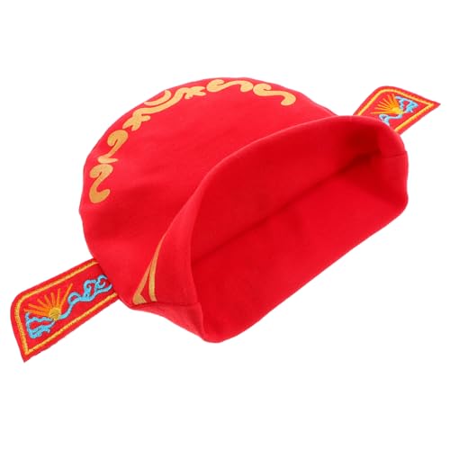 KONTONTY Baby Beanie Mütze Rote Baumwolle Skimütze Dekoration Zum Ersten Geburtstag Neugeborenen Accessoire Prinzenmütze Design Feier Des Ganzen Monats KONTONTY Baby Beanie Mütze Rote Baumwolle Skimütze Dekoration Zum Ersten Geburtstag Neugeborenen Accessoire Prinzenmütze Design Feier Des Ganzen Monats von KONTONTY