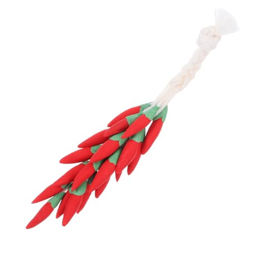 KONTONTY Künstliches Chili- Zum Spielen Lebensmittelsimulation Chili-Ornament Kreatives Mini-gemüsemodell Für Die Miniaturküche von KONTONTY